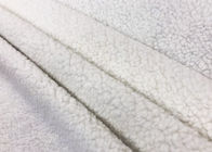 320GSM Chất liệu lông cừu Woollike Sherpa cho quần áo Trắng 100% Polyester