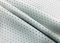 280GSM Vải co giãn dày 72% Polyester cho giày Màu bạc hà nhạt