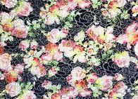 2 tông màu Burnt Out Micro Velvet Fabric For Lady'S Dress Pink Rose 190GSM 94% Polyester