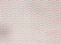 Vải lông cừu 100% Polyester cho nhà dệt màu hồng da báo In 210GSM