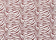 210GM Vải nhung Polyester / Vải lông cừu Poly cho Dệt gia đình Sọc Zebra