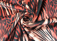 260GSM Velboa Polyester vải nhung cho trang phục phụ nữ Hoa văn hổ Chiều rộng 150cm