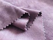 400GSM Chất liệu da lộn đôi 92% Polyester cho quần áo Taro màu tím