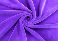 Vải nhung siêu mềm 92% Polyester cho đồ chơi dệt tại nhà Violet