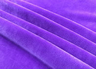 Vải nhung siêu mềm 92% Polyester cho đồ chơi dệt tại nhà Violet