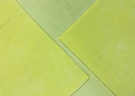 300GSM Warp Đan căng Vải nhung Màu vàng nhạt 92% Polyester
