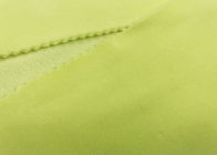 300GSM Warp Đan căng Vải nhung Màu vàng nhạt 92% Polyester