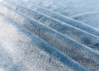 210GSM Vải đồ chơi sang trọng mềm 100% Polyester Warp Dệt kim Màu xanh