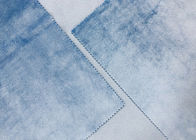 210GSM Vải đồ chơi sang trọng mềm 100% Polyester Warp Dệt kim Màu xanh