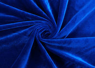 250GSM Vải đồ chơi sang trọng / Dệt mềm sang trọng Warp dệt kim Màu xanh hoàng gia