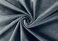 Vải 100% Polyester Micro Velvet mềm 240GSM cho màu xám dệt may gia đình