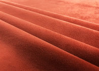 205GSM Vải mềm đồ chơi sang trọng Gạch đỏ 100% Chất liệu Polyester