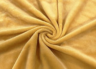 230GSM Vải mềm 100% Polyester sang trọng cho đồ chơi Phụ kiện Jasmine Yellow