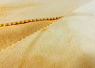 230GSM Vải mềm 100% Polyester sang trọng cho đồ chơi Phụ kiện Jasmine Yellow