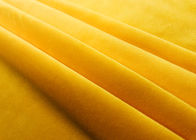 Vải đồ chơi sang trọng 210GSM / 100% Polyester Plush Fabric Màu vàng vàng