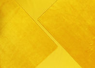 220GSM Soft Micro Polyester Fabric / Amber Yellow Velvet Fabric For Đồ chơi Phụ kiện