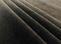 Vải dệt kim chải mềm / Vải DWR cho dệt may tại nhà Màu nâu sẫm 240GSM