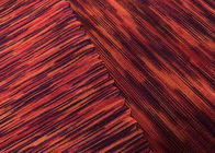 Vải dệt kim sợi ngang co giãn 190GSM 100 sợi polyester cho quần áo yoga thạch đỏ