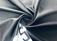 140GSM Vải co giãn 92% Polyester cho xà cạp thể thao Nhà máy màu đen