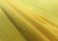 210GSM Vải nhung mềm 100% Polyester nổi cho hàng dệt gia dụng - Màu vàng