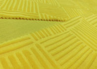 210GSM Vải nhung mềm 100% Polyester nổi cho hàng dệt gia dụng - Màu vàng