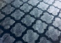 Vải nhung / Sofa Polyester 310GM Vải bọc nhung nhung -Dark Blue