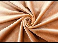 240GSM Vật liệu nhung màu vàng ô liu mềm 100% polyester cho dệt may gia dụng