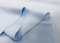 100% Polyester áo vải dệt kim sợi dọc cho công nhân Kiểm tra màu xanh