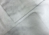 Vải tổng hợp 100% Polyester Suede cho nội thất Light Stone Grey 290GSM