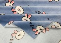 Double Velvet Soft Chăn Vải Cartoon Bunny 310GSM 100% Polyester