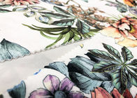 Chất liệu vải trải giường màu nắng / 94% Polyester Vải sợi hoa Hoa 260GSM