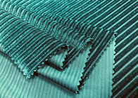 200GSM 93% Polyester Vải nhung mềm / Váy Vải bọc nhung màu xanh đậm