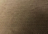 210GSM Micro Velvet Fabric For Men'S Suit May Brown Herringbone có hoa văn