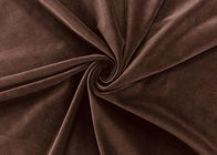 Vải nhung sợi polyester 300GM 90% cho vải dệt tại nhà màu nâu