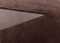 Vải nhung sợi polyester 300GM 90% cho vải dệt tại nhà màu nâu