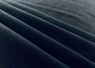 Vải dệt kim chải màu xanh đậm / 85% Polyester Warp Đan Vải 230GSM Stretchy