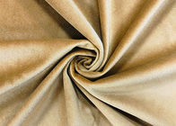 Chất liệu nhung mềm màu vàng ô liu 240GSM 100% Polyester cho dệt may gia đình