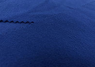 Vải dệt kim chải kỹ 205GSM / Vải polyester siêu mềm màu xanh Chiều rộng 160cm