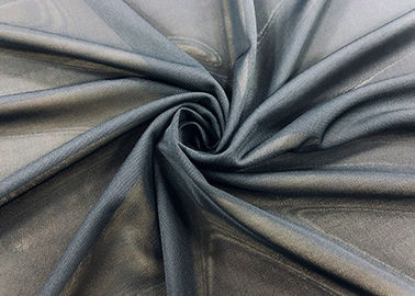 180GSM 85% Polyester Đan Vải lưới co giãn cho đồ lót màu đen